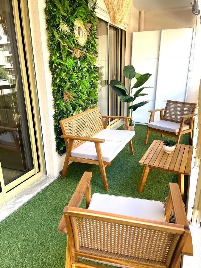 New Apartment At 150M From The Beaches Easy Check In Жуан-Ле-Пин Екстериор снимка